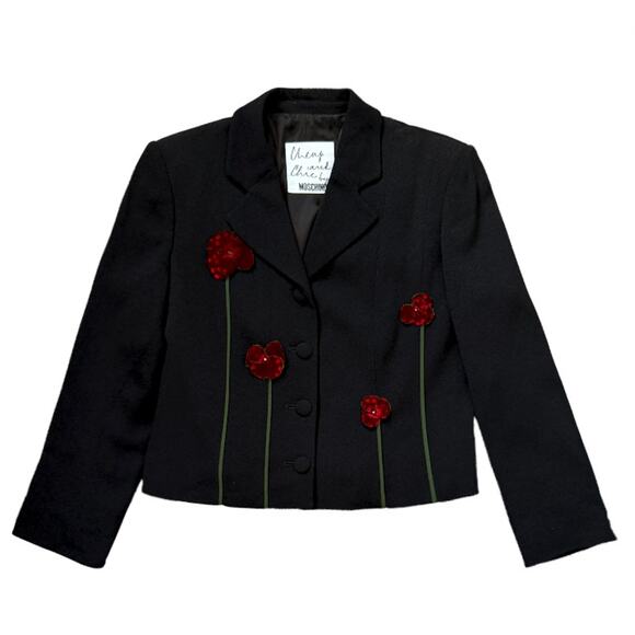 Moschino Black Jacket | Size 10 - Picture 1 of 9